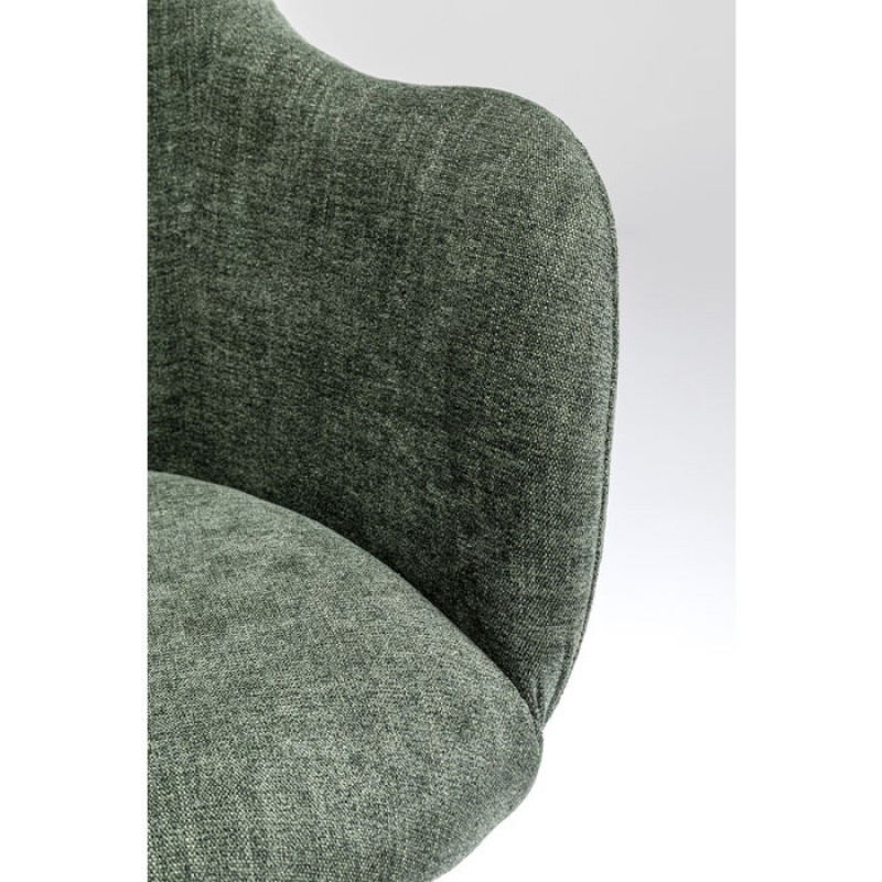 Swivel Armchair Lady Loco Coco Green